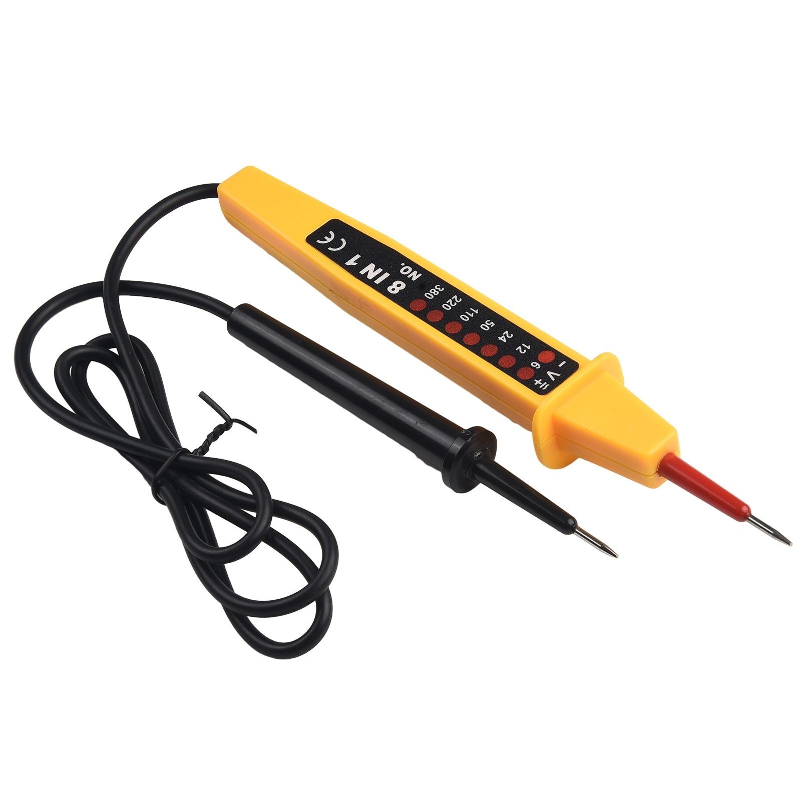 8 In1 Voltage Tester Voltage Tester Plastic 110 – 220 – 380VAC 148*17*26mm