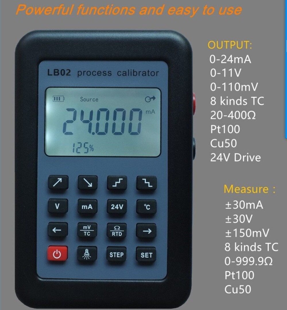 LB02 4-20mA Resistance Current Voltmeter Signal Generator Source Calibrator
