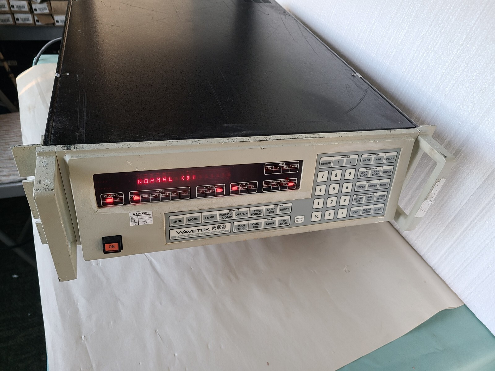 Wavetek 859 50mhz Programmable Pulse Generator, Powers Up, Untested