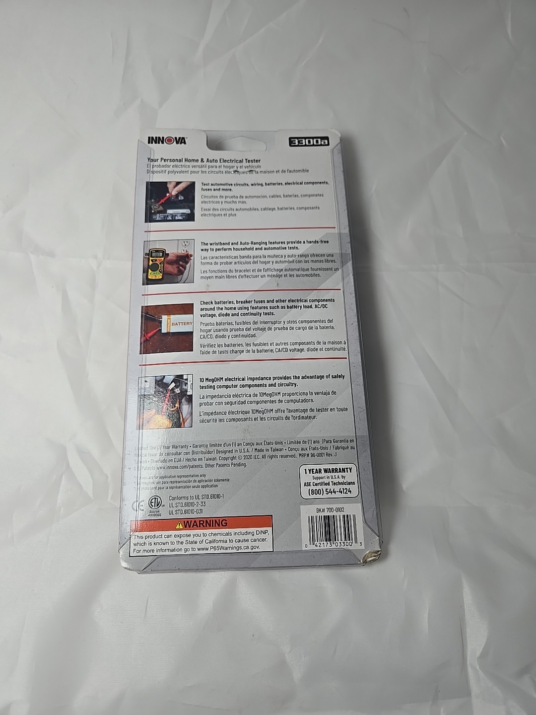 INNOVA 3300 Hands-free Digital Multimeter BRAND NEW FACTORY SEALED