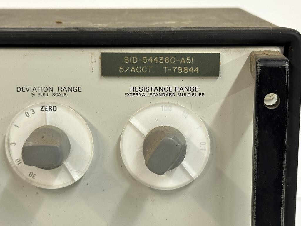 General Radio 1662 Resistance Limit Bridge NO WAY TO TEST!!