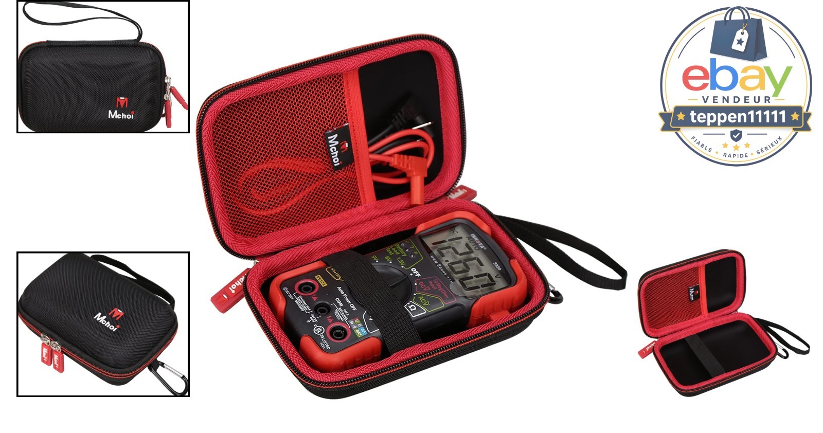 Hard Case for INNOVA 3320 3340 Digital Multimeter – Black