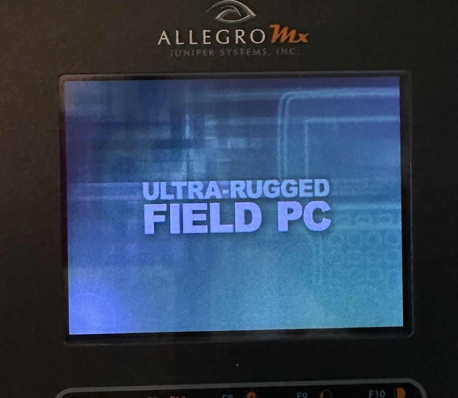 Juniper Systems Allegro MX Handheld Touchscreen Data Collector & Charger B