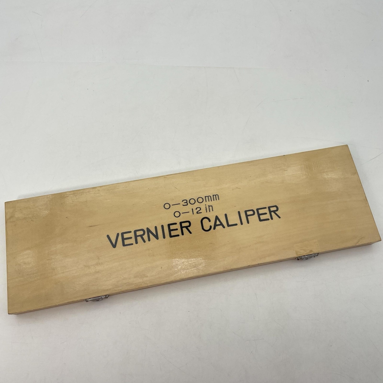 Stainless Vernier Aerospace Caliper 0-300mm 0-12in Wood Case Precision Measuring