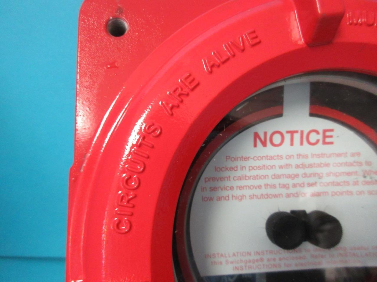 MURPHY EXPLOSION-PROOF PRESSURE SWITCHGAUGE OPLC-A-300-EX 125V 1A 300PSI/2.07MPA