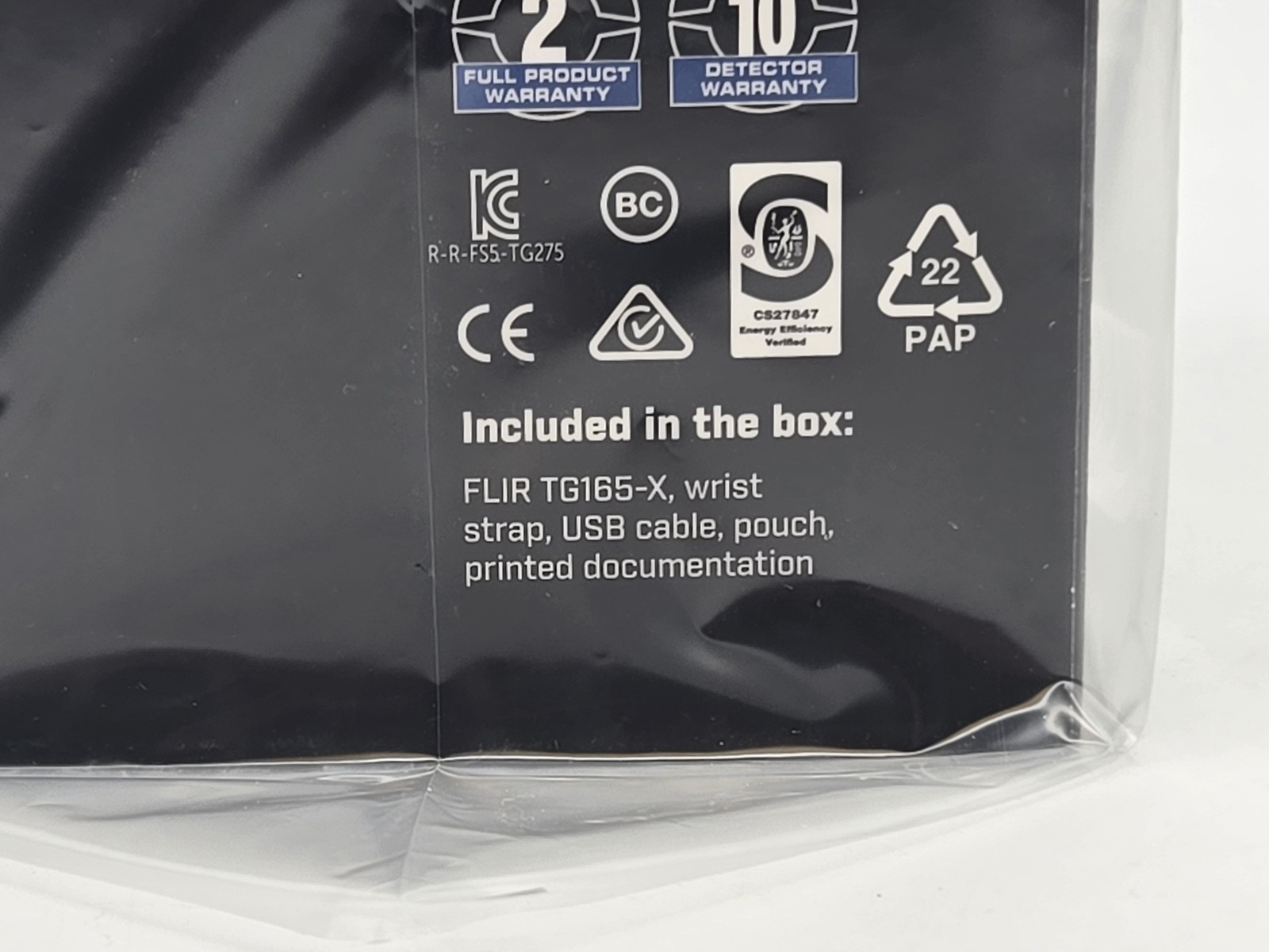 FLIR TG165-X MSX THERMAL CAMERA – NEW FACTORY SEALED – SHIPS FAST