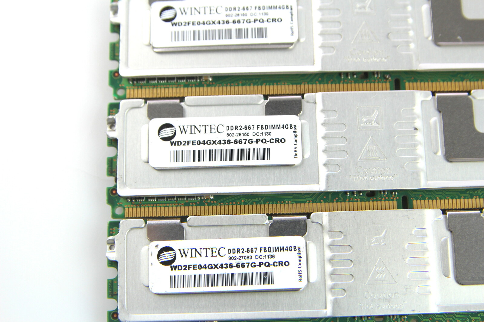 12GB Wintec (3X4GB) DDR2 667MHz ECC Memory WD2FE04GX436-667G-PQ-CRO