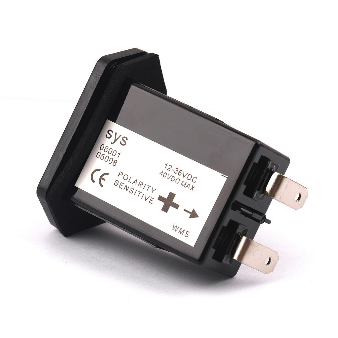 DC 12-36V Truck Tech Rectangular Hour Meter Timer Tool Gauges for Boat Car Truck