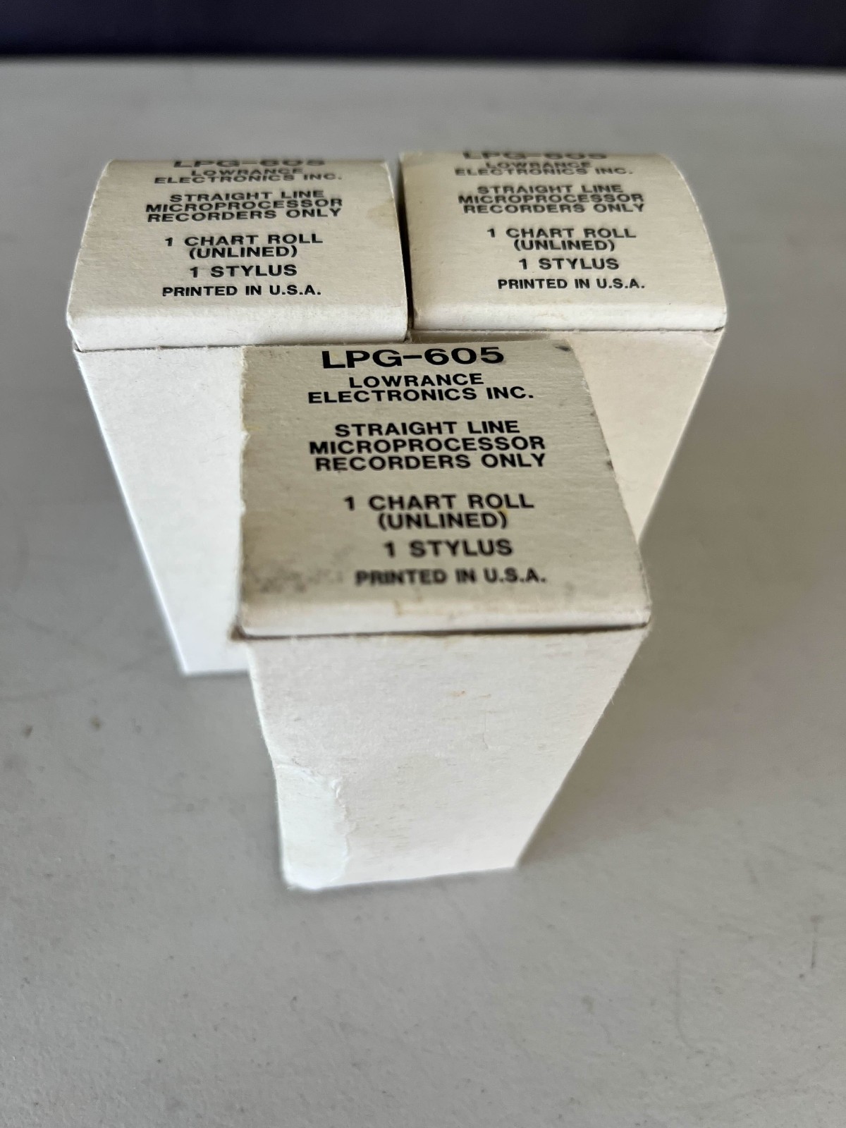 LPG-605 Graph Paper Lowrance Electronics Stright Line Microprocessors Recorders