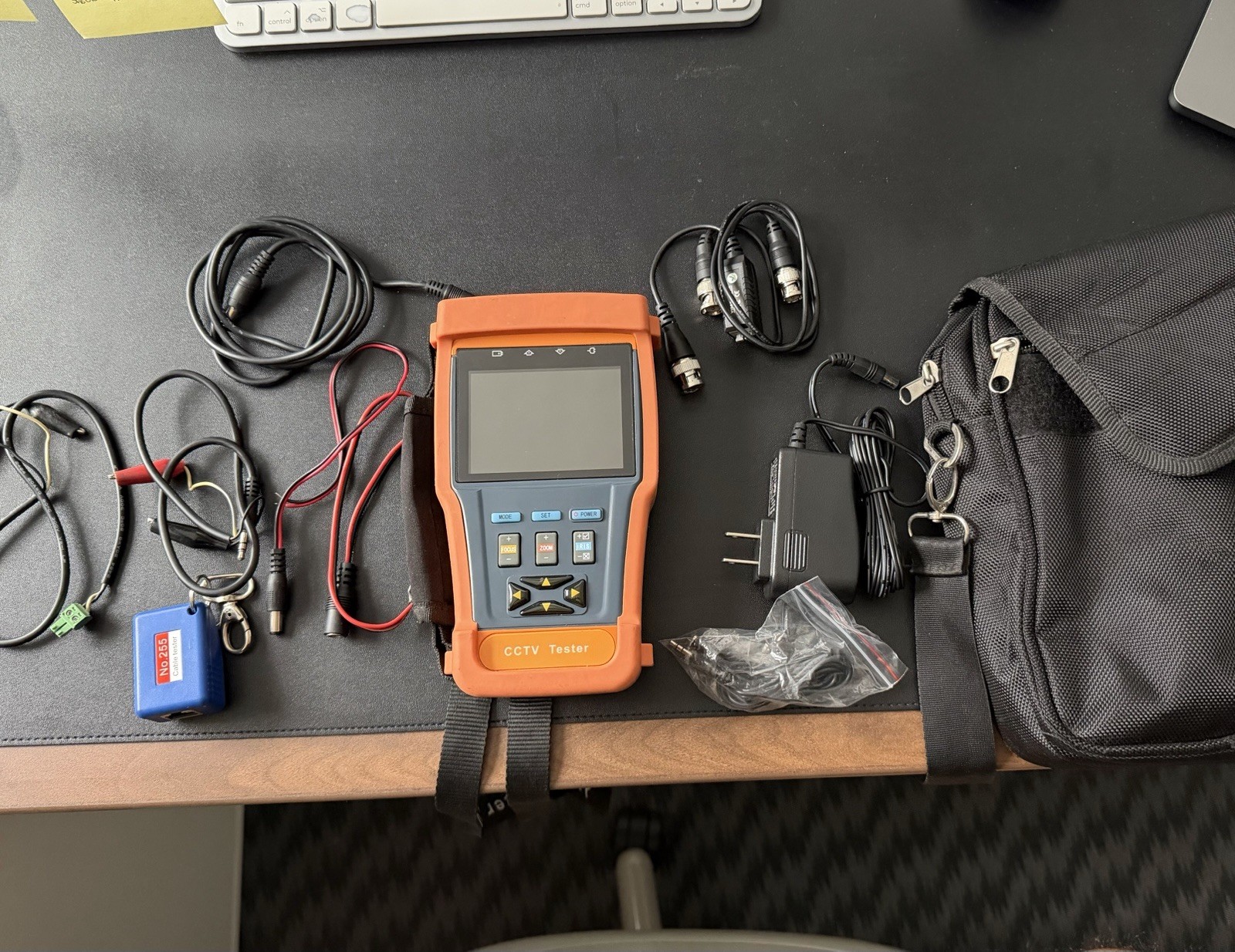 DT-N91 CCTV Tester 3.5in LCD PTZ Control Cable Tester CVBS BNC Color Bars