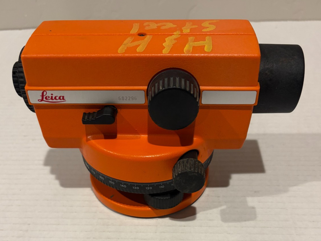 Automatic Level Leica Wild NA20 in Orange Hard Case Works Good Condition LOOK!
