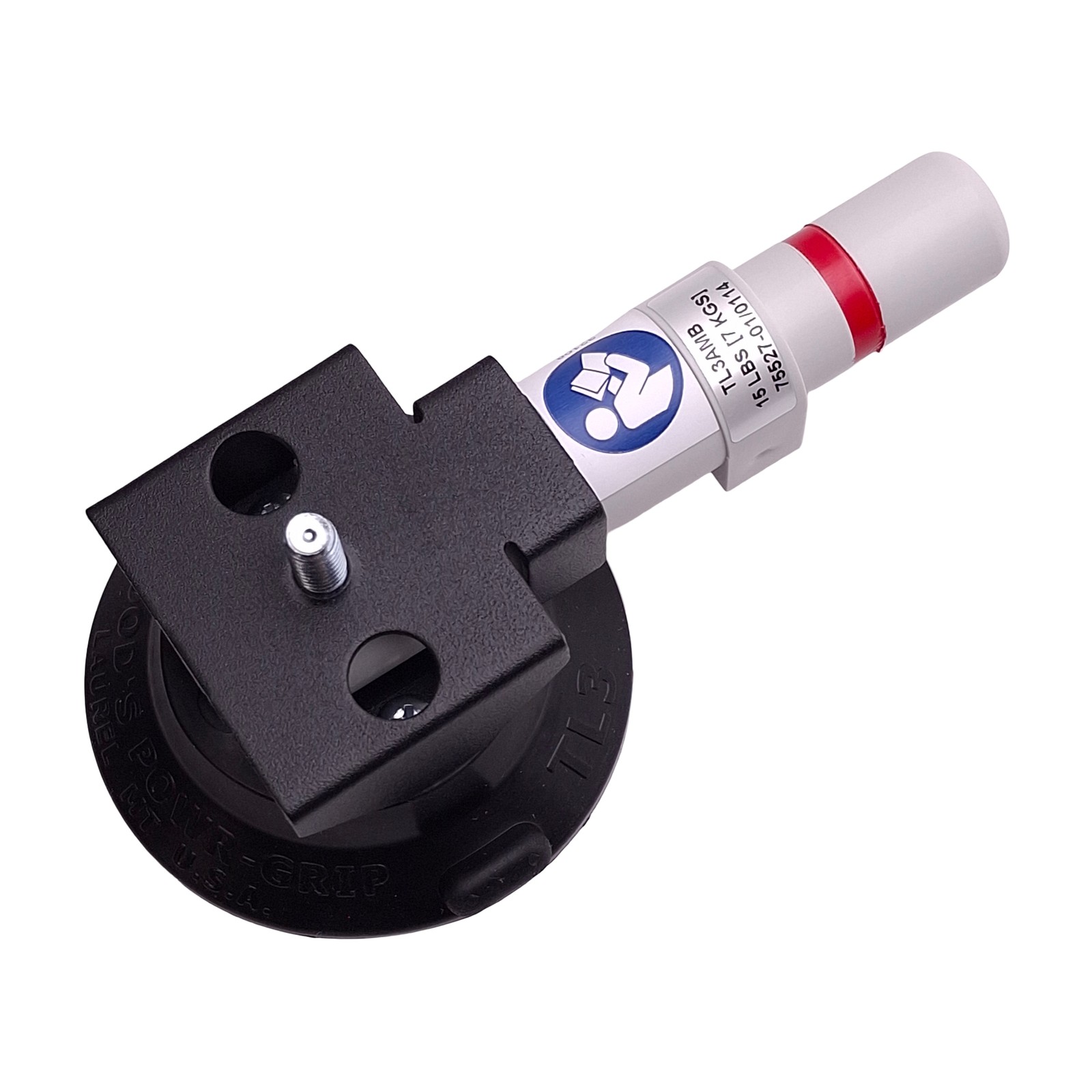 Wood’s Powr-Grip TL3AMB-91152 Mounting Cup, 3in Cup, 5/8in Long x 1/4-20in Stud