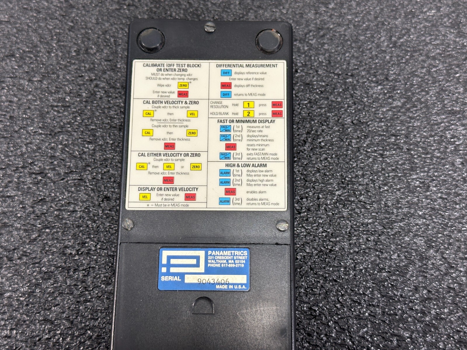 Panametrics model 26 Ultrasonic Thickness Gage AS SHOWN IN PICS FREE SHIPPING 🚚