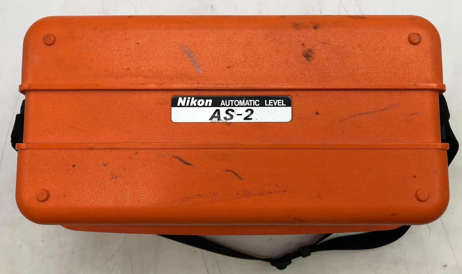 NIKON AS-2 Automatic Level 360 Degree Surveying Instrument W/Hard Orange Case