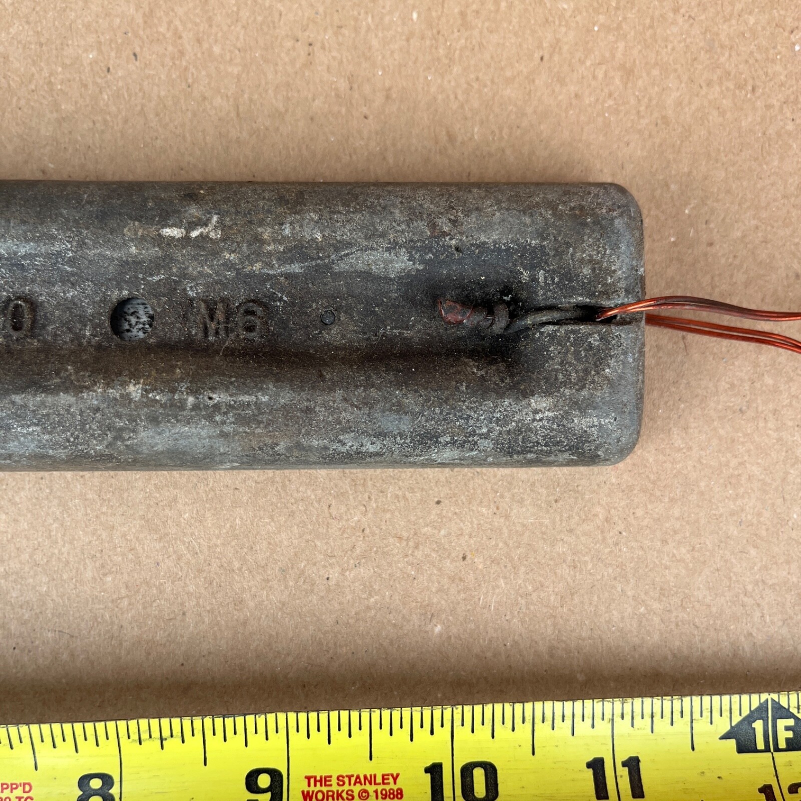 Vintage Meriam MANOMETER 10 in Instrument Size 6 SCP cement Scale