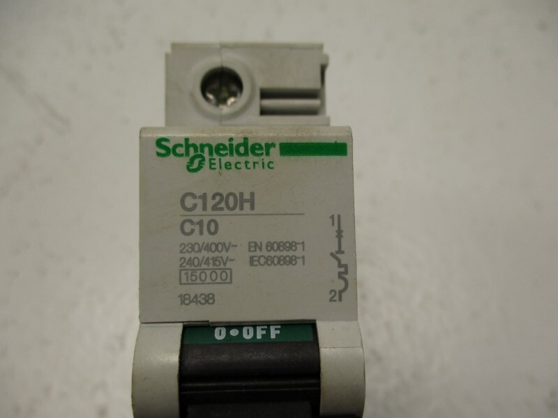 SCHNEIDER ELECTRIC 18438 C120H-C10 10A 230/415V UNMP
