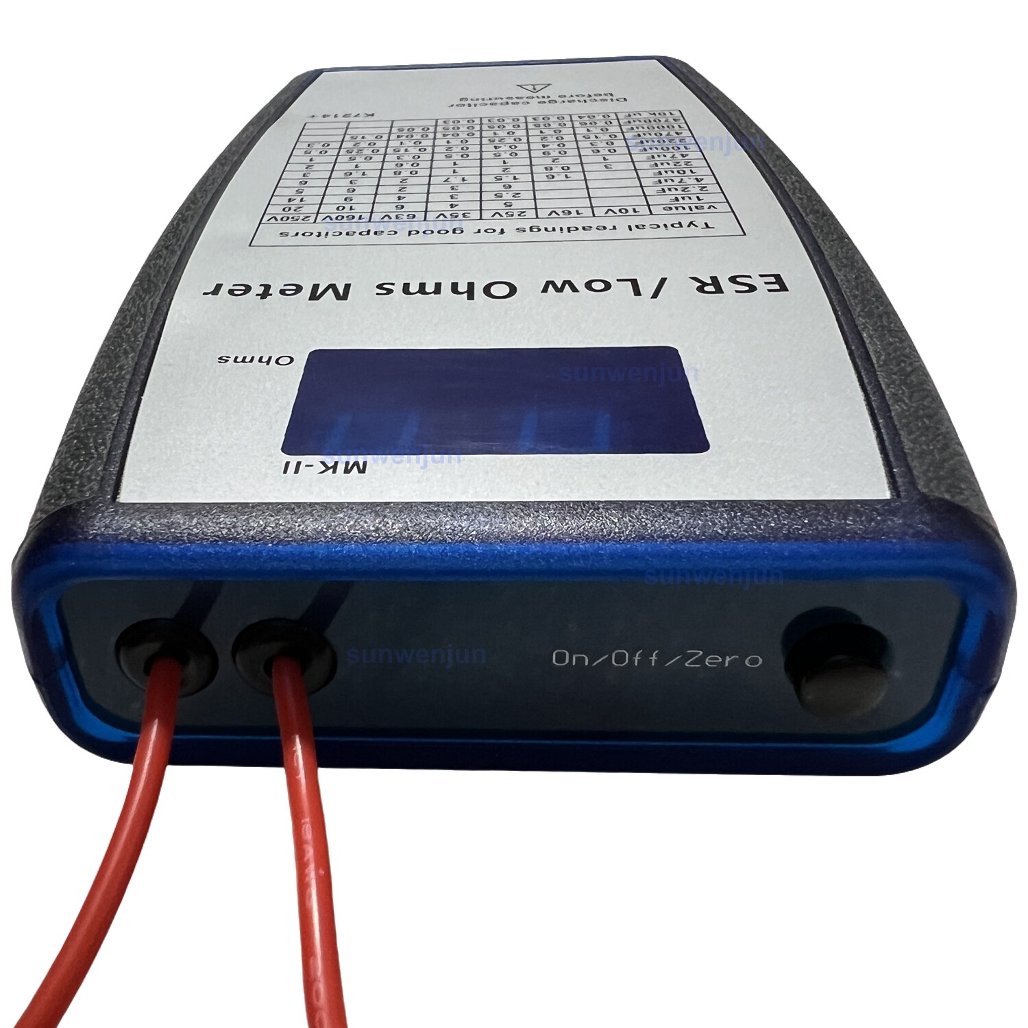 BLUE K7214+ ESR meter circuit same as K7254, EVB & Dick Smith MKII ESR Meter