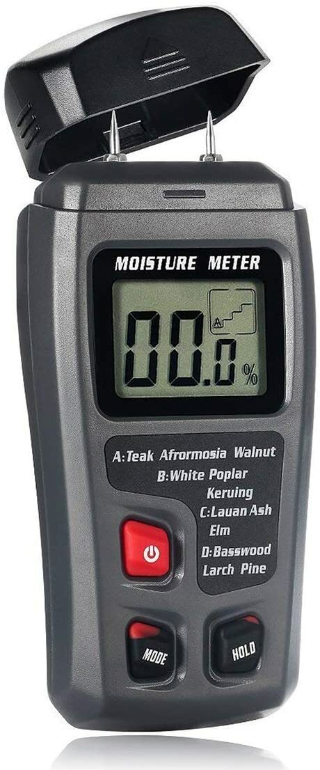 Wood Moisture Meter Handheld 2 Pins Digital Lumber Timber Tester EMT01 USA