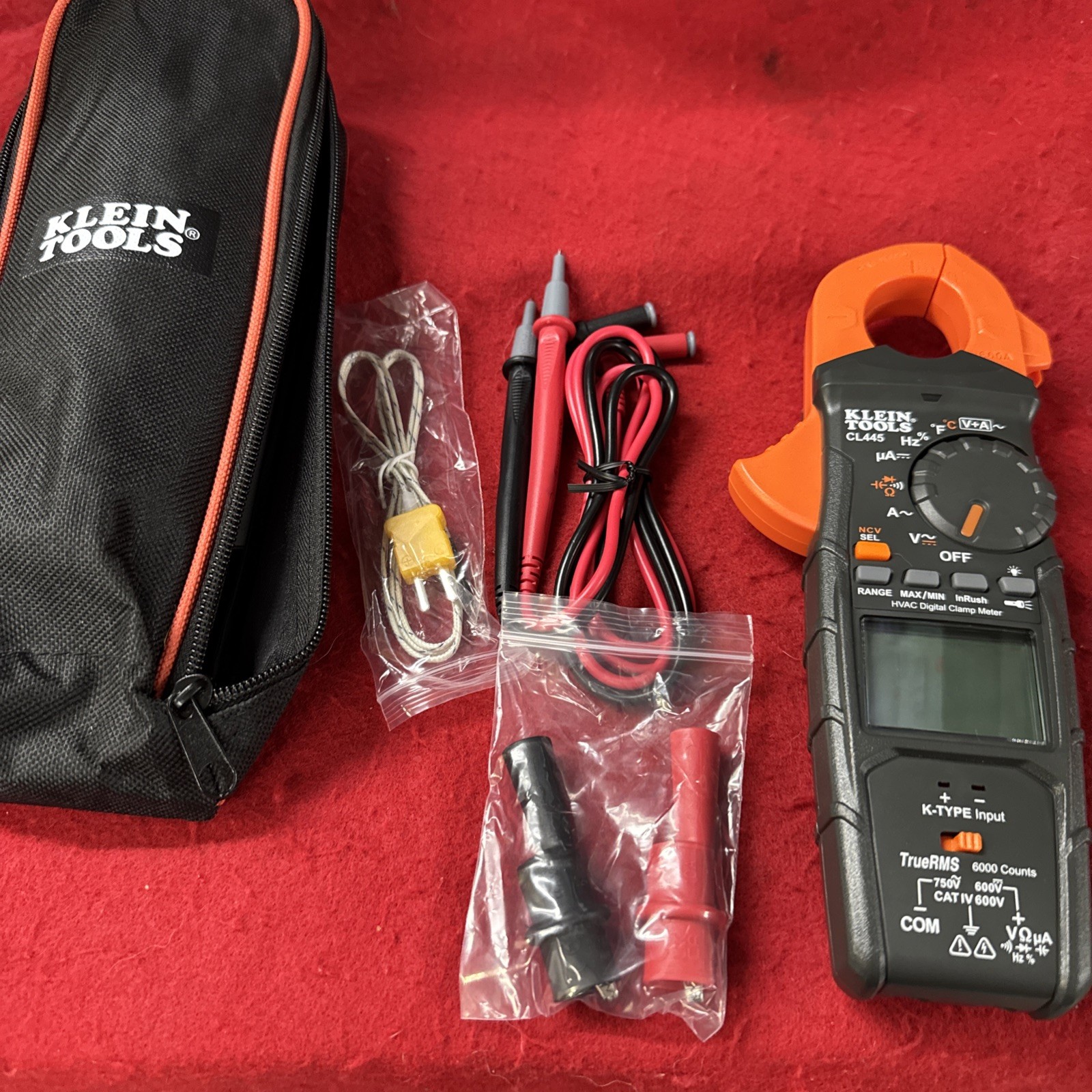 Klein Tools CL445 True RMS Clamp Meter Multimeter 600A 600V 6000 Count CAT IV