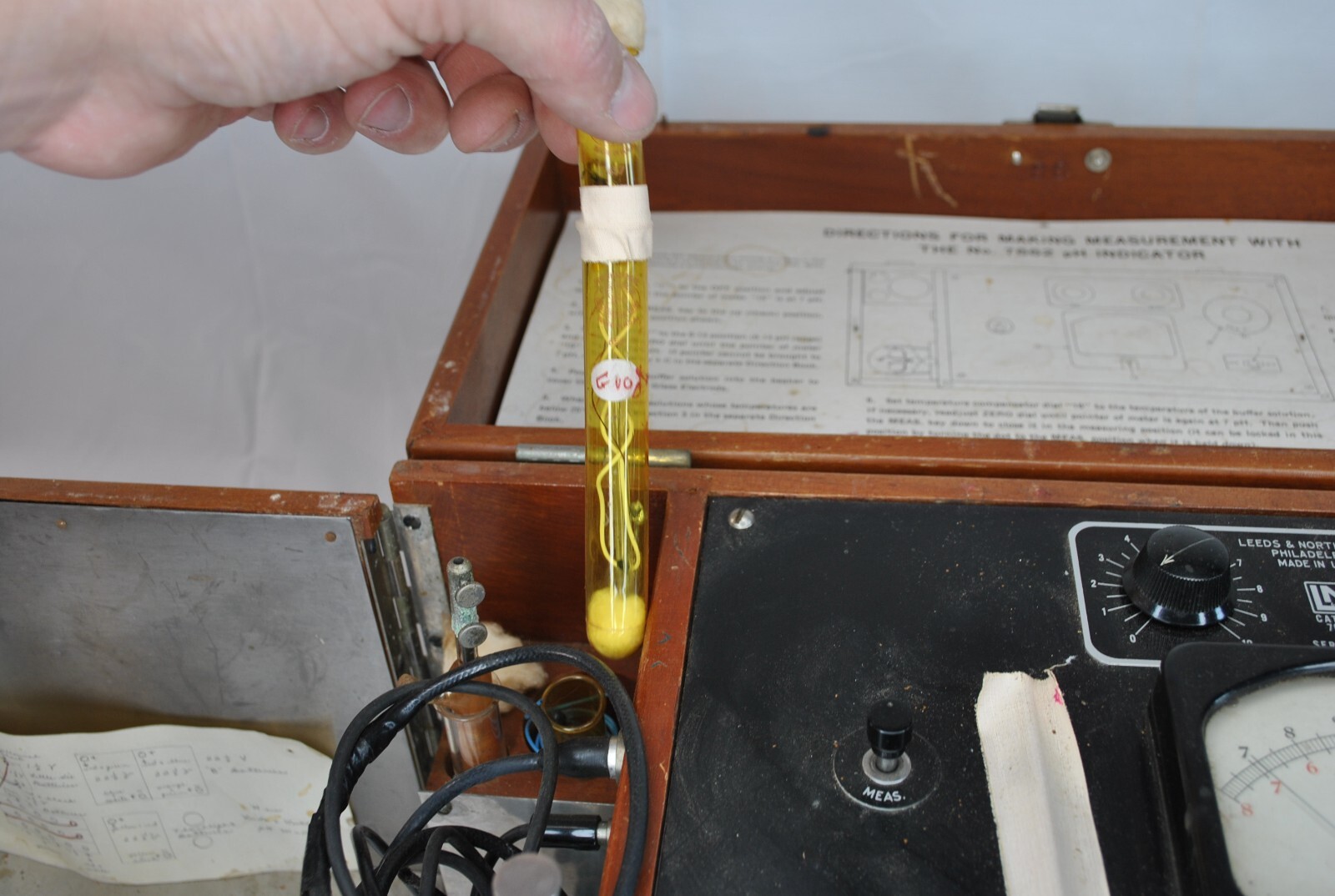 Leeds and Northrup Company Model 7662 PH indicator tool set