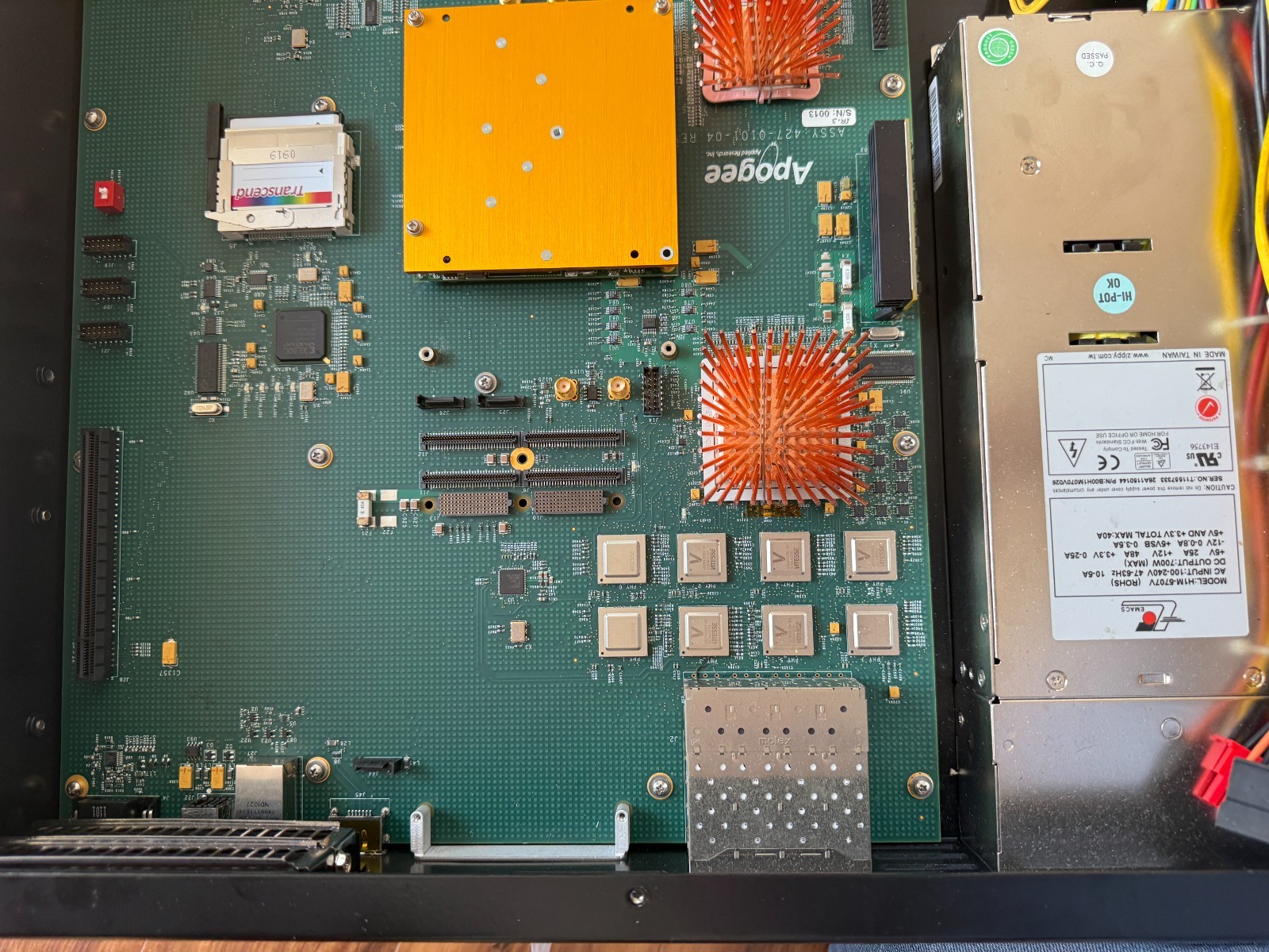 Apogee Applied Research 427 SDR FPGA DSP Acceleration Processor 5RAG8-TE Tested
