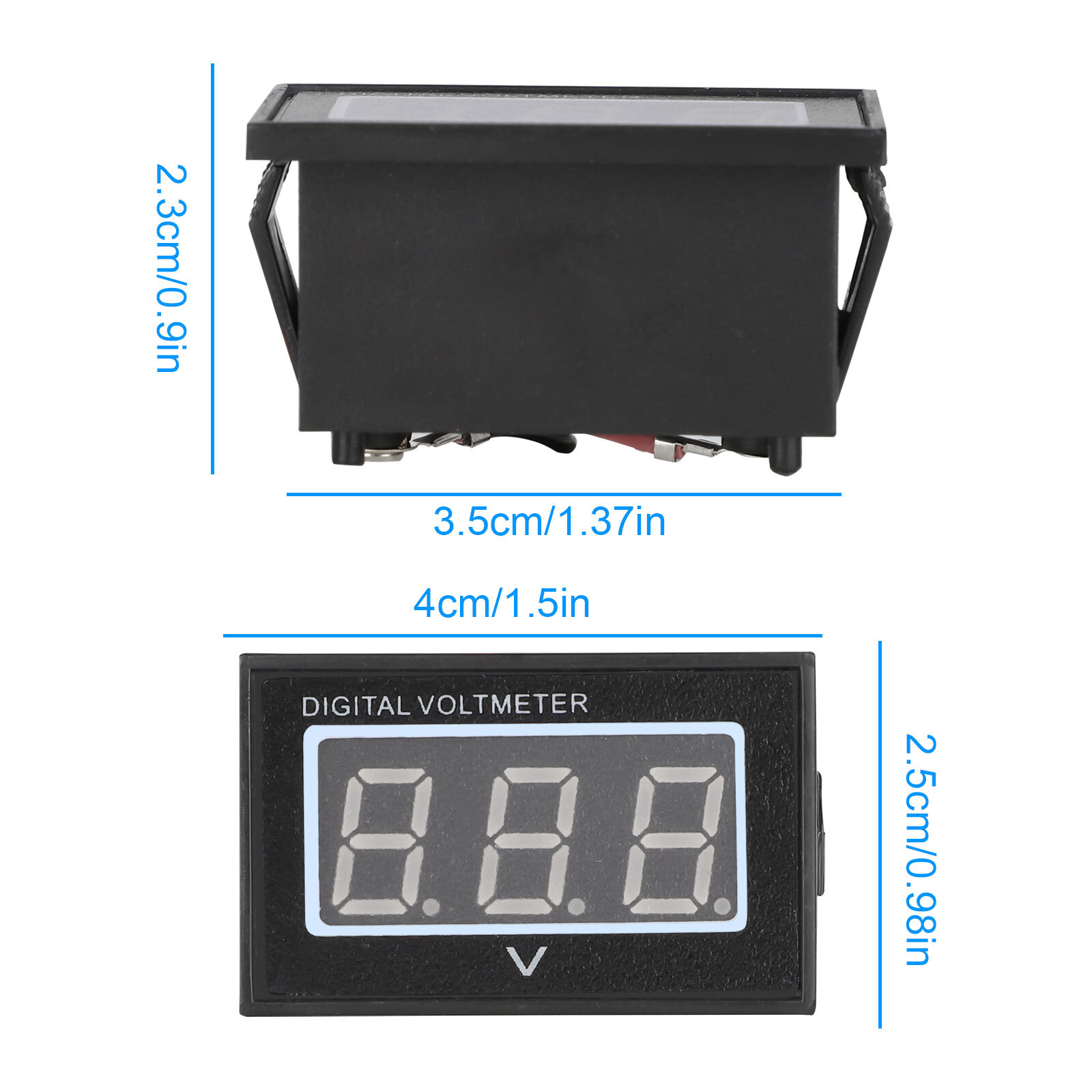 48V Golf Cart Digital Volt Meter Battery Gauge For Club Car Yamaha 48 Volt Blue