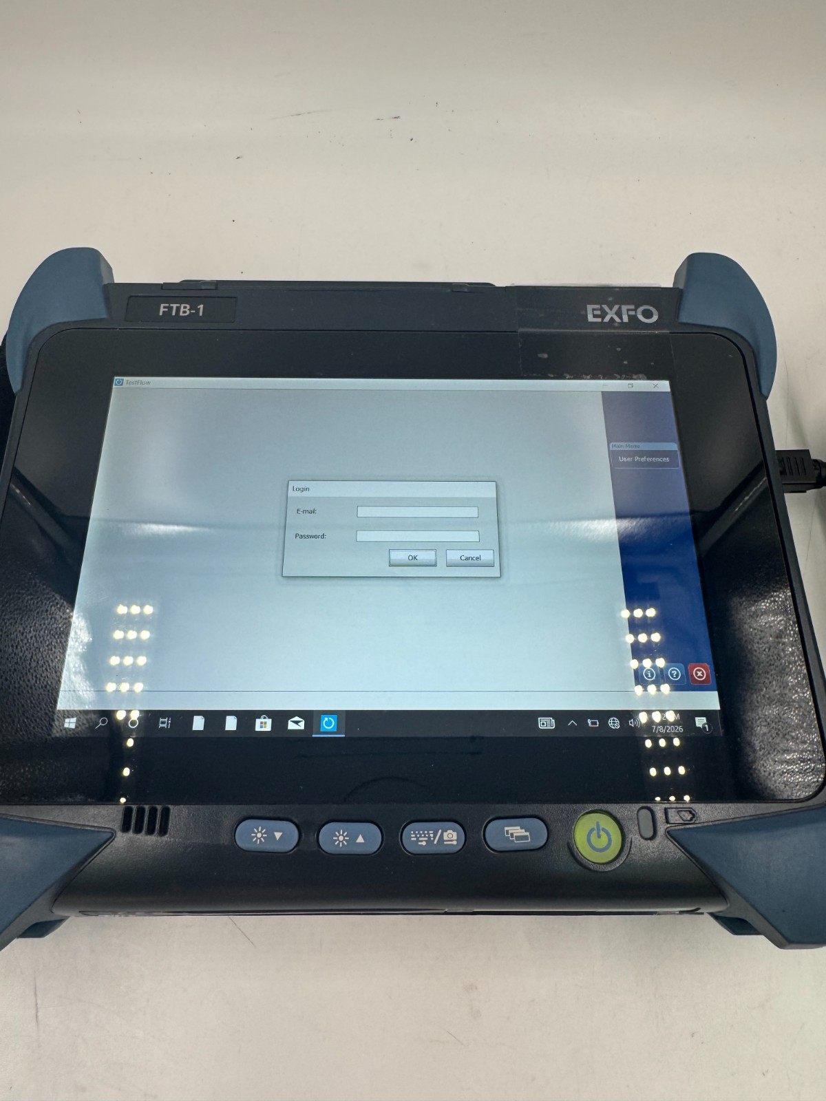 EXFO FTB-1 Handheld Modular Test Platform Mainframe Unit Touchscreen UK VAT