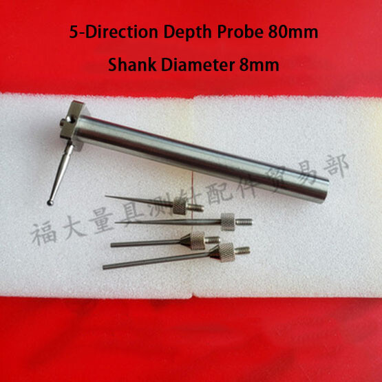 1Set New for TESA TRIMOS Height Indicator Probe 5-Direction 60 80 120mm