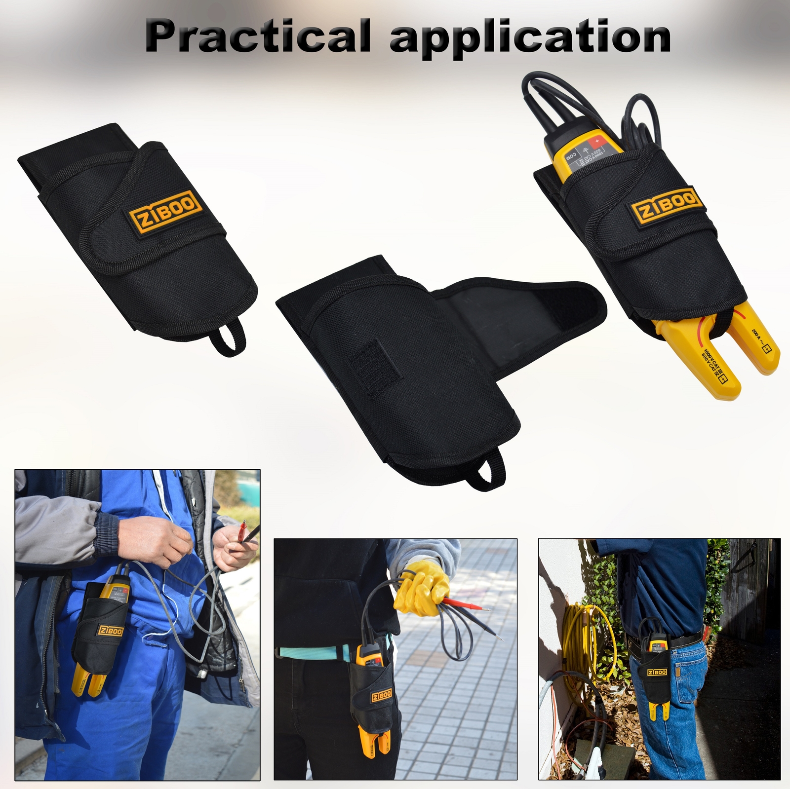 ZIBOO C30 Rugged Fabric Holster ,For T5-1000/T5-600/T6-1000/T6-600