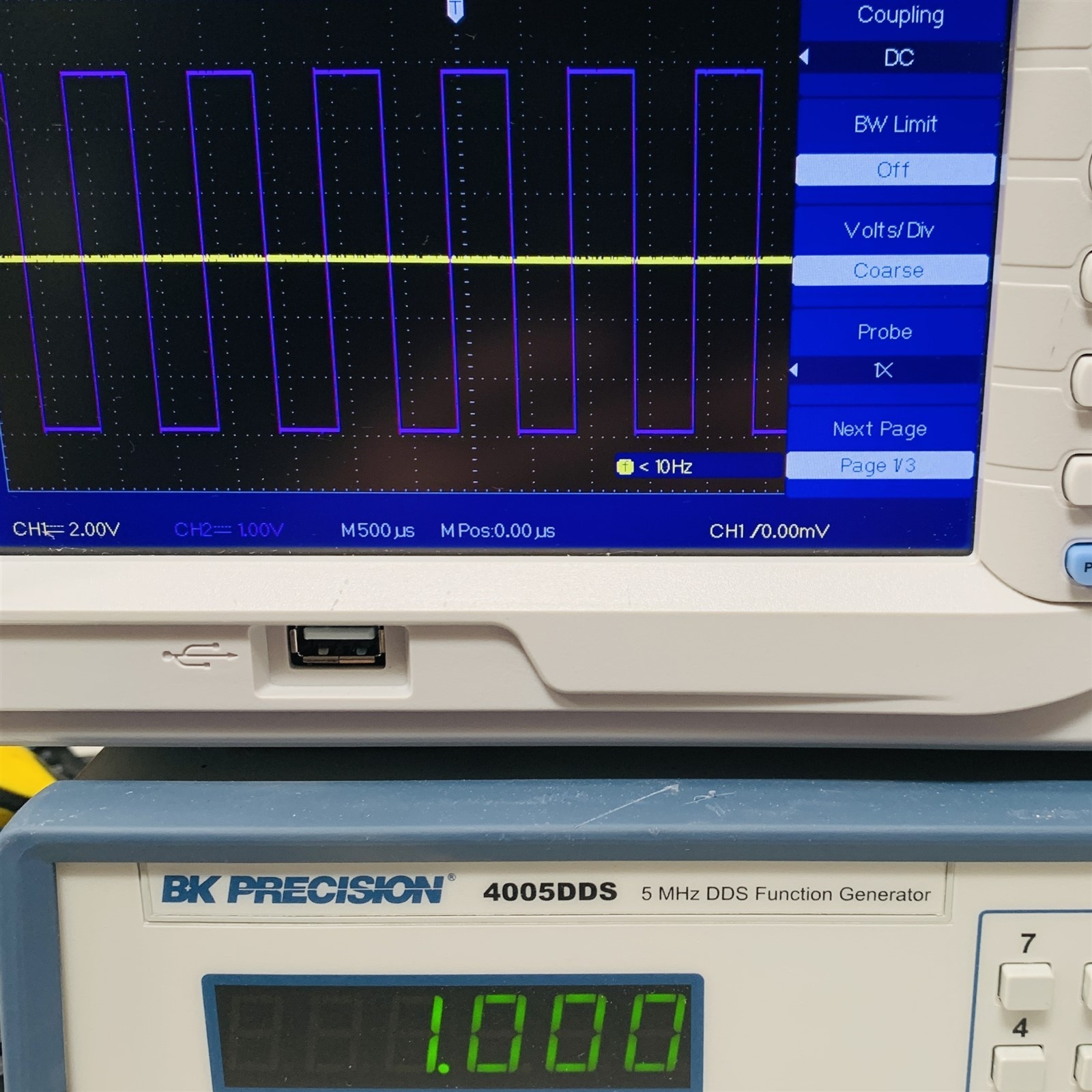 BK Precision 4005DDS Programmable Function 5MHz DDS Bench Signal Generator