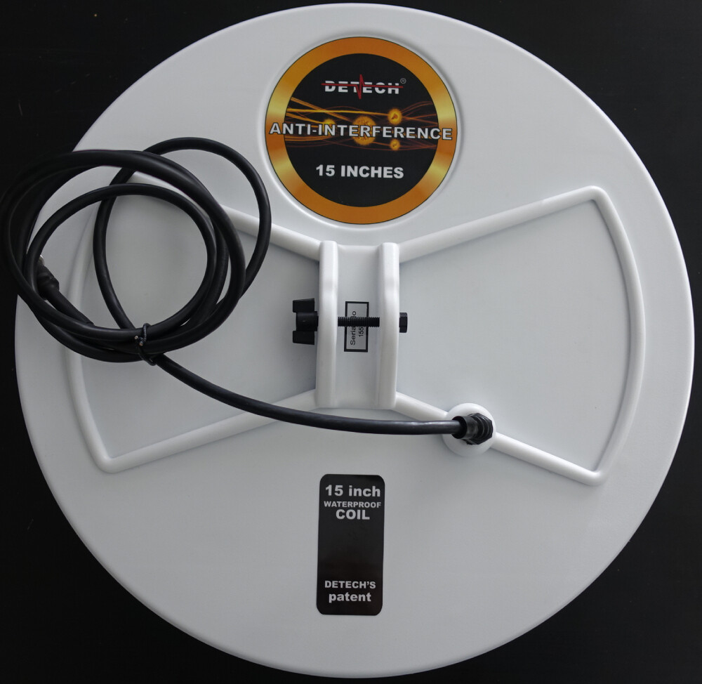 Detech 15″ DD Anti Interference Search coil for Minelab GP, SD or GPX detectors