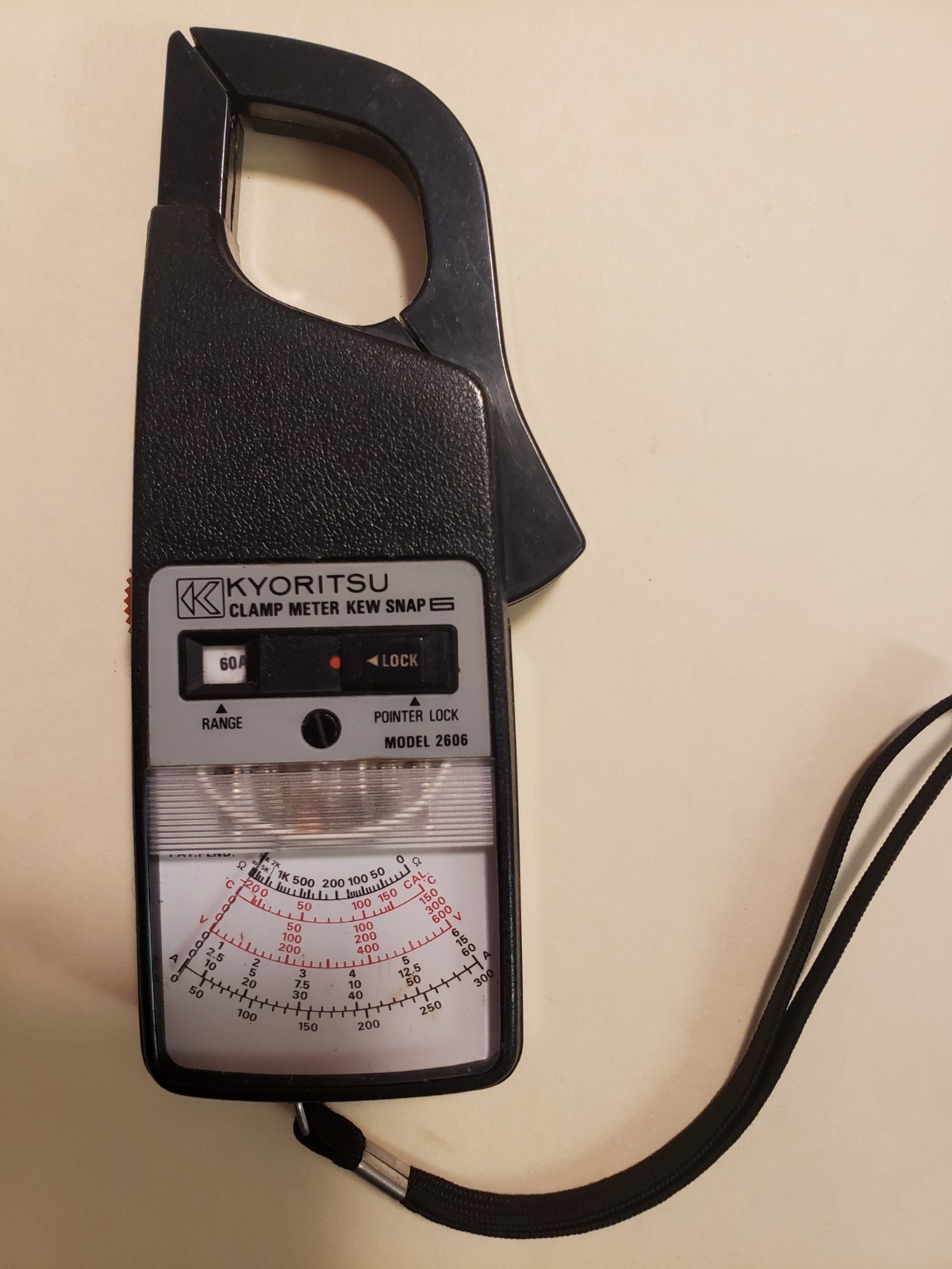 Kyoritsu Clamp Meter Kew Snap 6 Model 2606 Analog Meter EUC USA Seller!