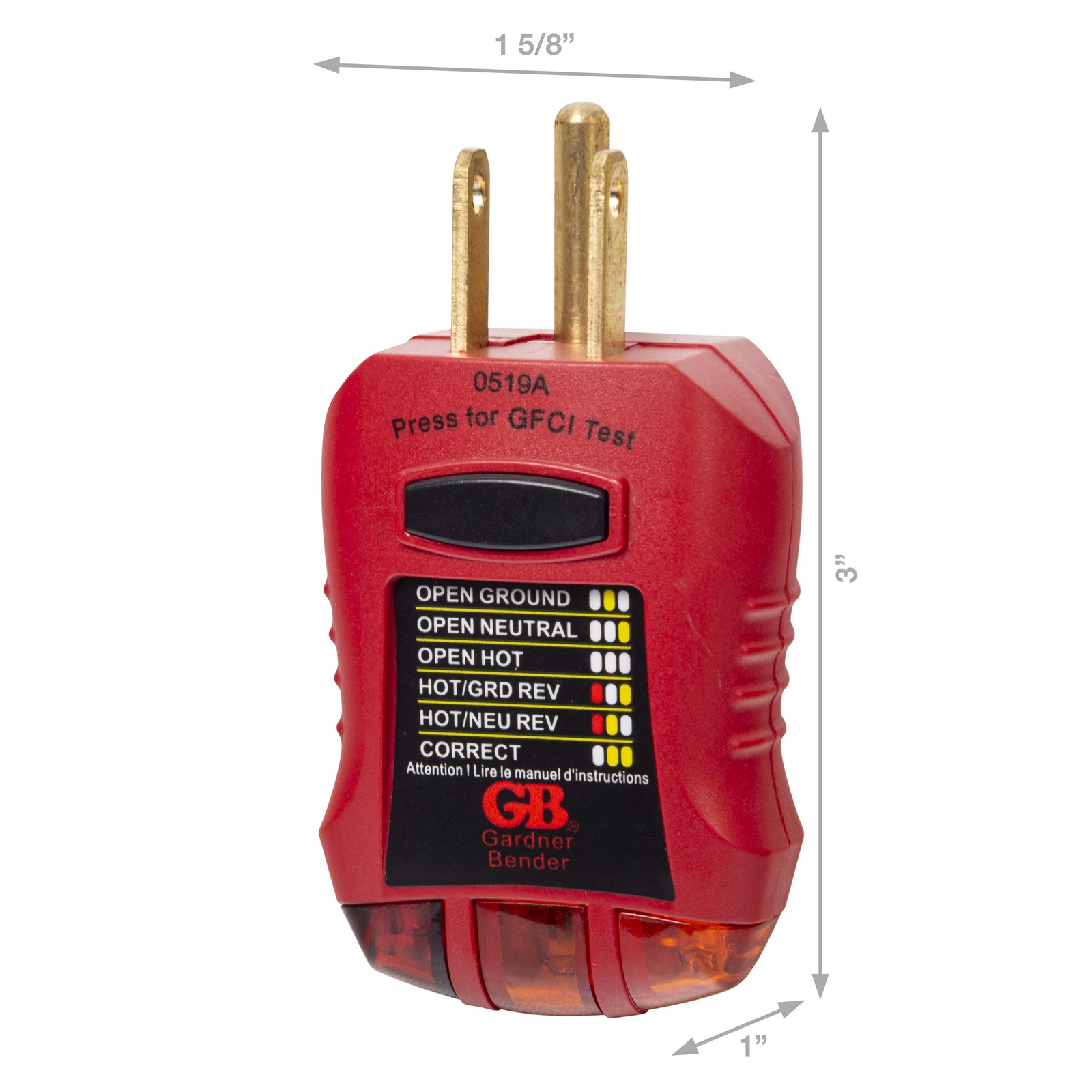 GFCI Electric Socket Outlet Receptacle Tester Circuit Analyzer Breaker Finder