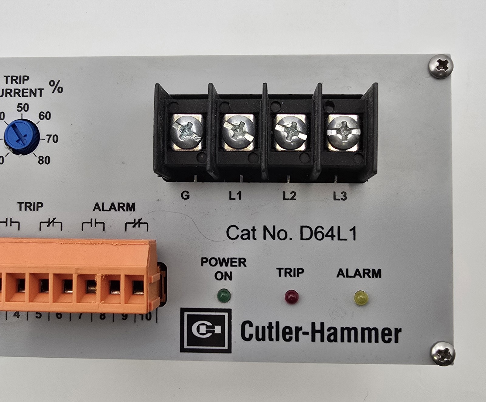 Cutler Hammer D64L1A-35 Current Limit Line Insulation Monitor 35mA