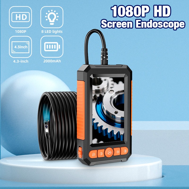 4.3 Inch 1080P HD Endoscope 1M/5M/10M IP67 Waterproof Automotive Borescope