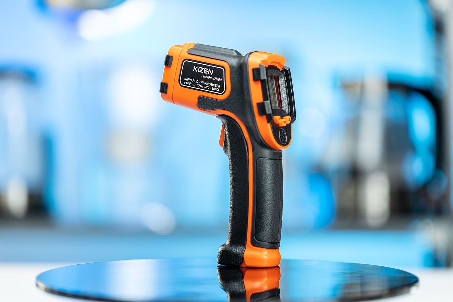KIZEN Infrared Thermometer LaserPro LP300 Handheld Temperature Gun Orange