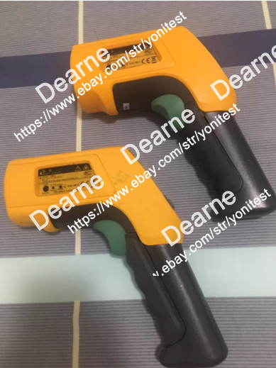 1 PCS Fluke 568 Yellow/Black Digital Infrared Corded Electric Thermometer Gun-