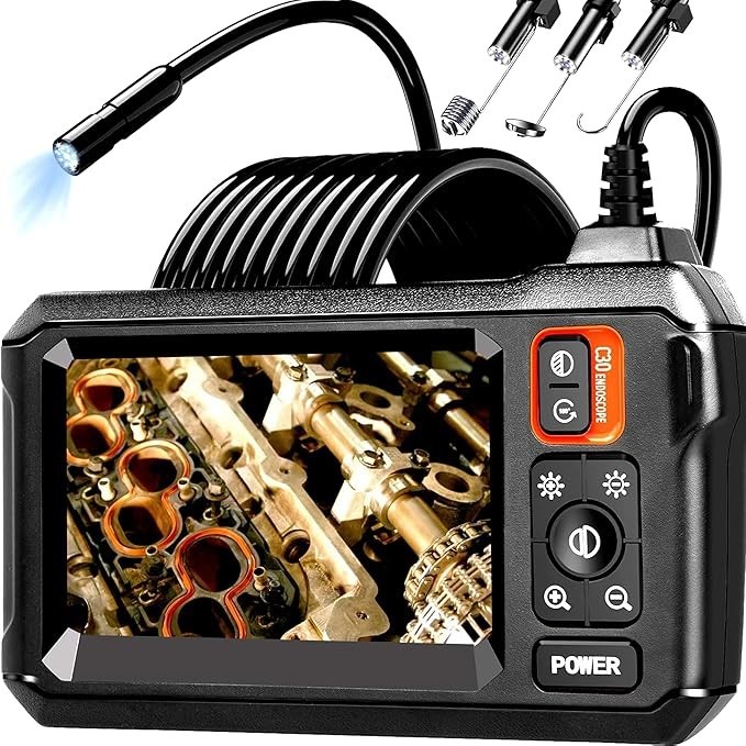 Endoscope Camera 4.3 Inch LCD 1080P HD Borescope IP67 Waterproof Snake