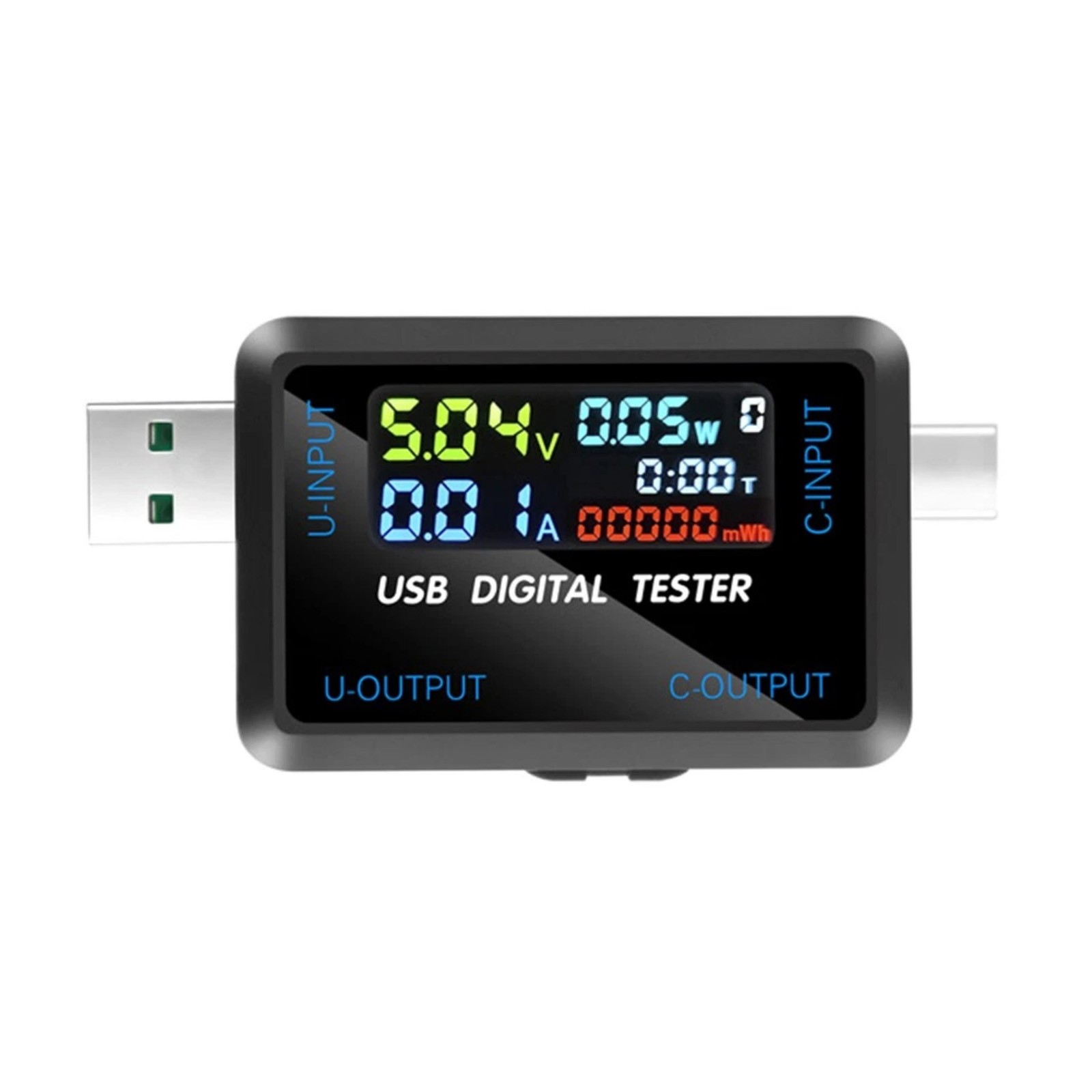 High Quality USB Type C Multimeter Voltage Current Tester with LCD Display