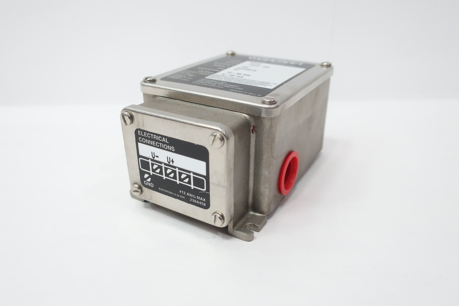 Ashcroft IXLDP Differential Pressure Transmitter 0-200in-h2o 12-36v-dc