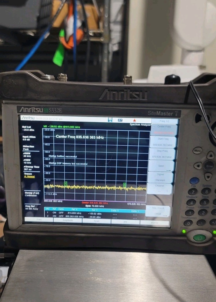 Anritsu S332E Cable and antenna analyzer Spectrum analyzer Touchscreen