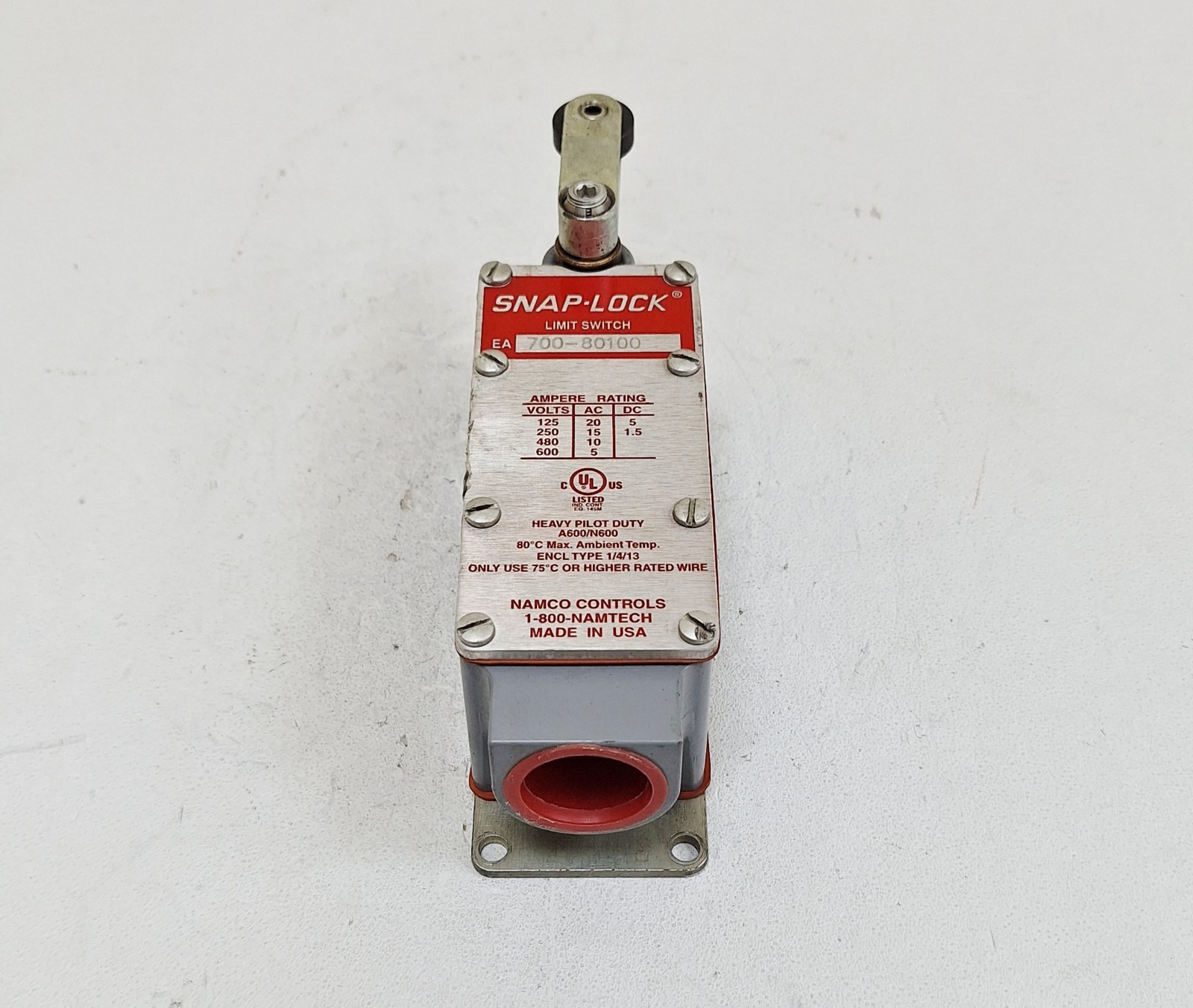 Namco Controls 700-80100 Snap-Lock Limit Switch