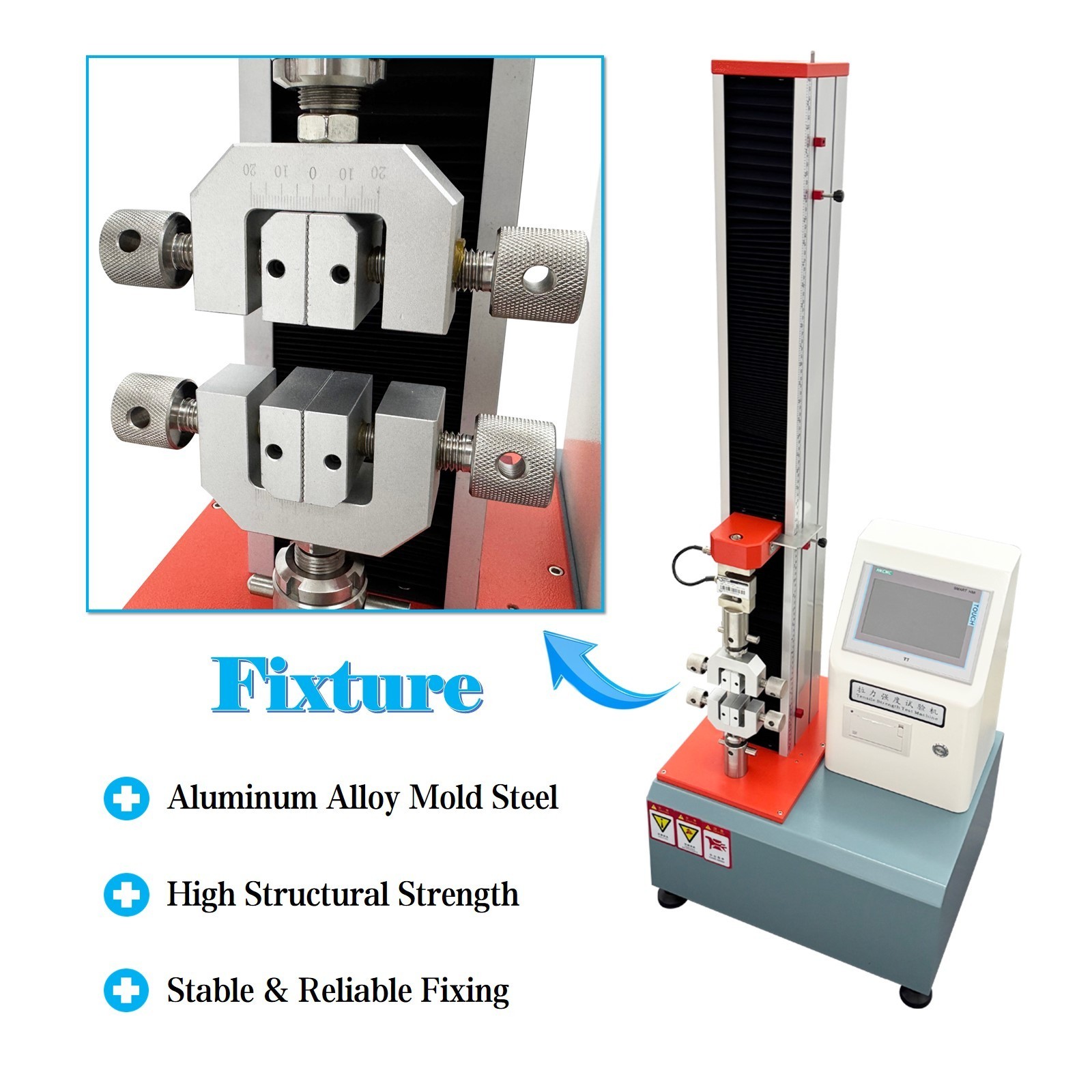 110V 200KG Electric Tensile Strength Testing Machine Universal Material Tester