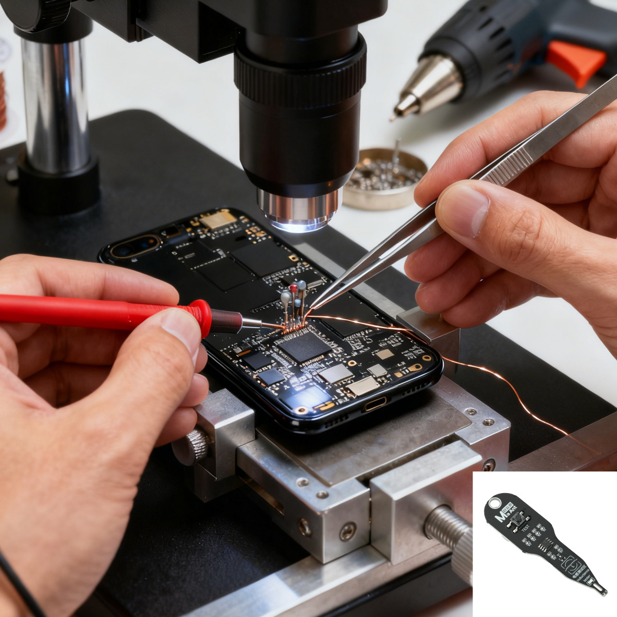 M093 Inductance Tester Motherboard Coil Tester Inductor Detector Repair Tool SP*