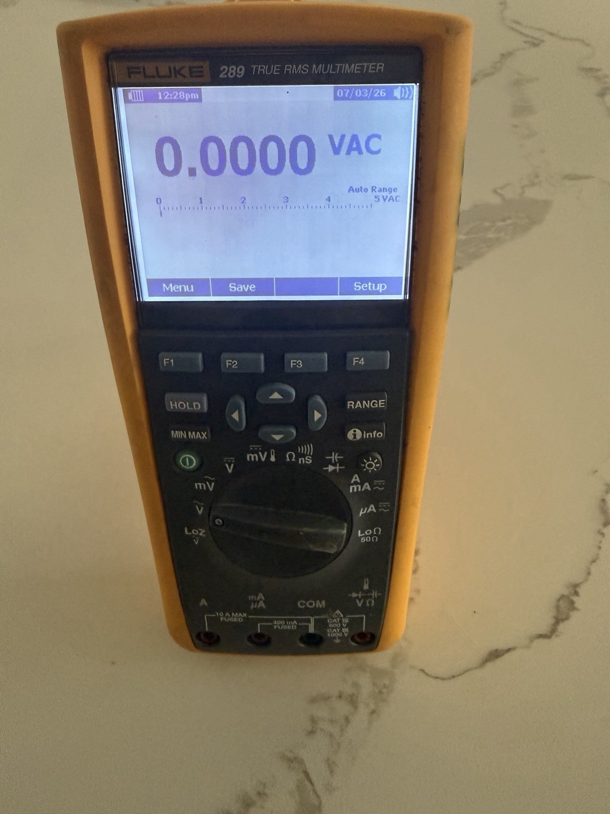 FLUKE 289 TRUE RMS MULTIMETER NO LEADS POWERS ON