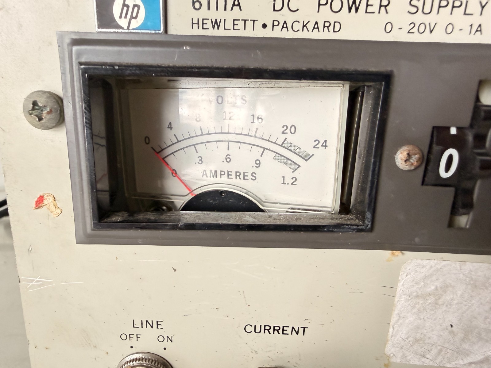 Hewlett-Packard 6111A DC Power Supply, 0-20V, 0-1A (30)