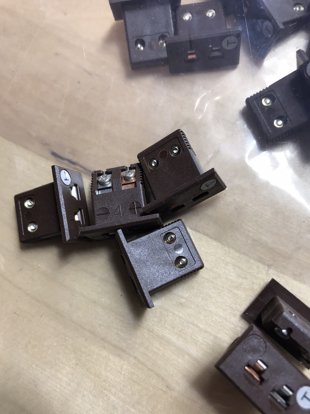 100 – Miniature Rectangular Thermocouple Connector Fascia Socket IM-T-FF LOT