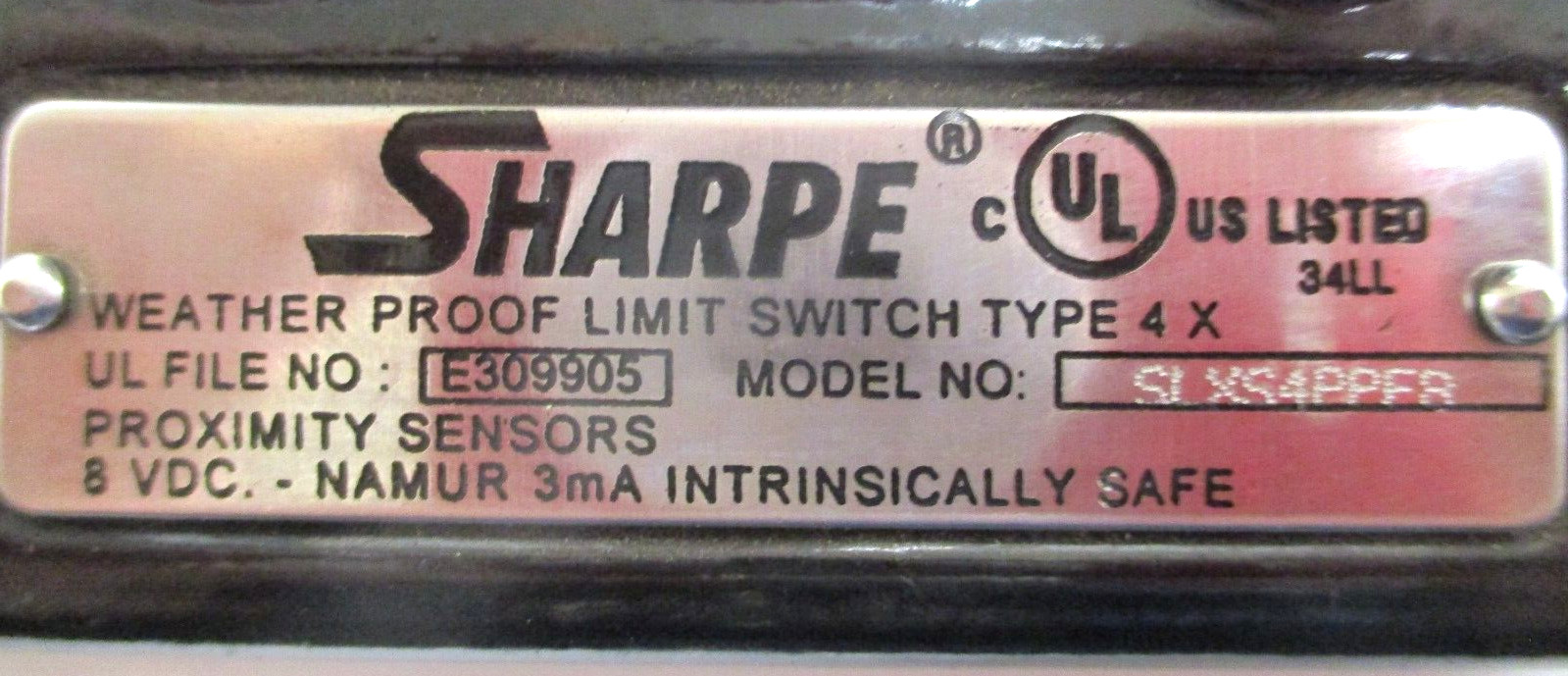 SHARPE , SLXS4PPF8 , LIMIT SWITCH , SURPLUS