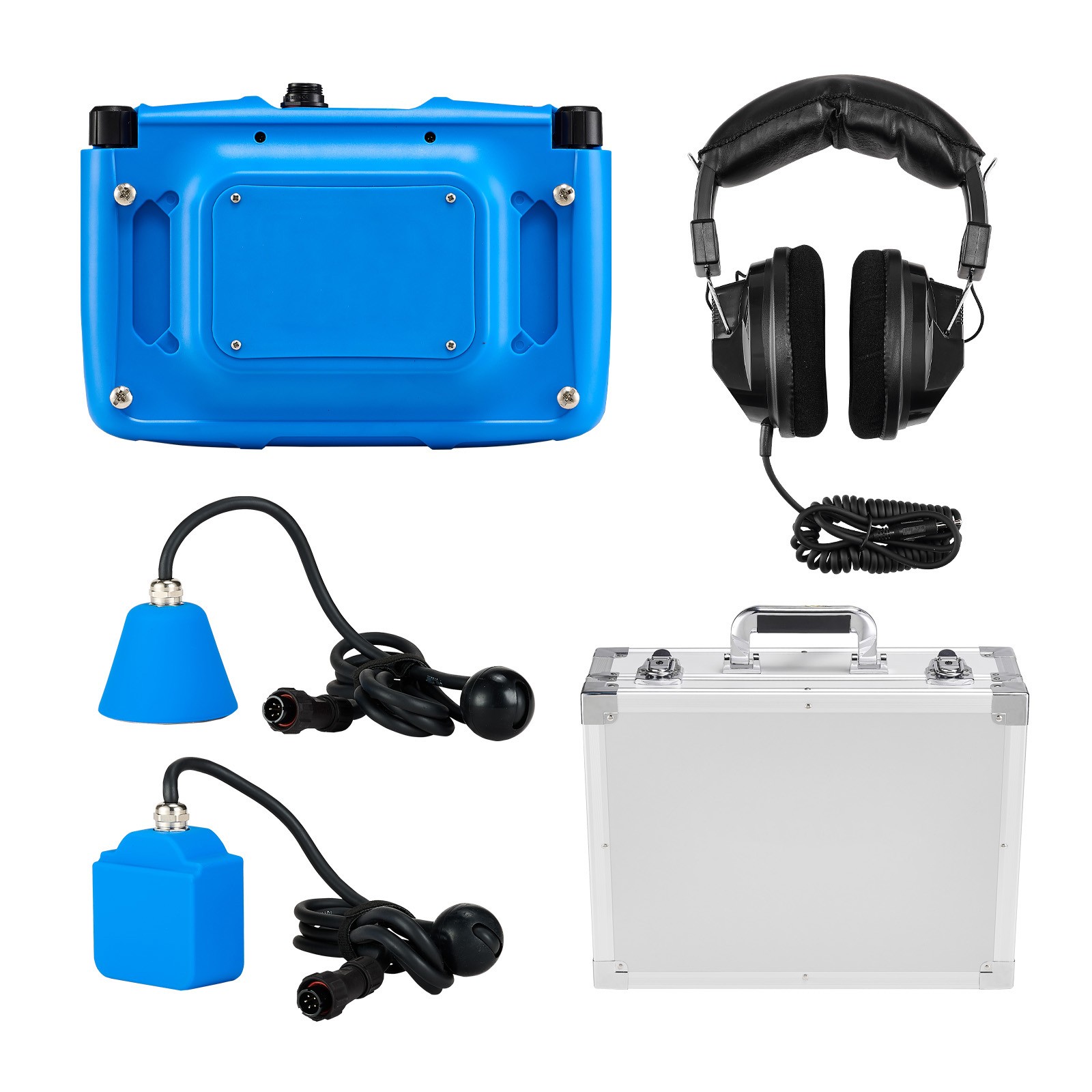 Uimoso Pipe Water Leak Detector 1Hz-10000Hz Range and 7″ Touchscreen, 2 Sensors
