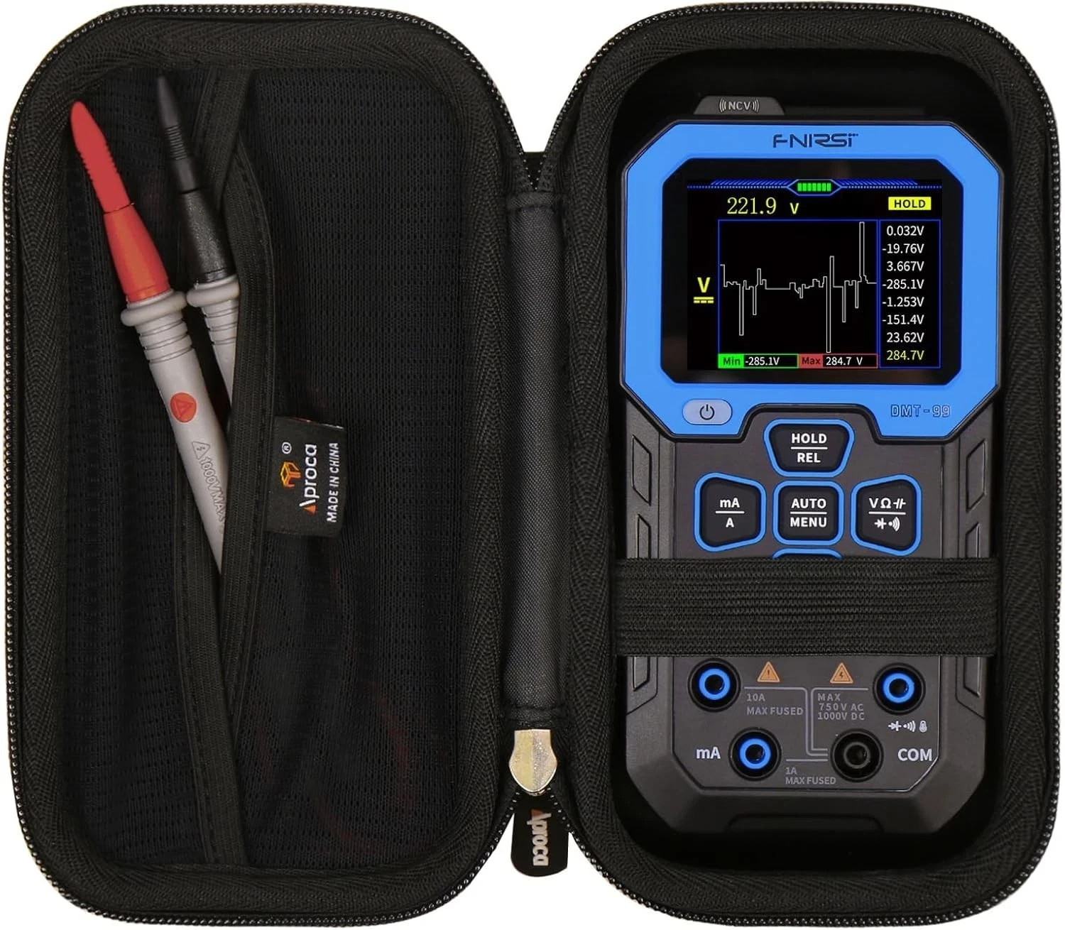 Portable Hard Storage Case, for FNIRSI DMT-99 Digital Multimeter 9999 Counts …